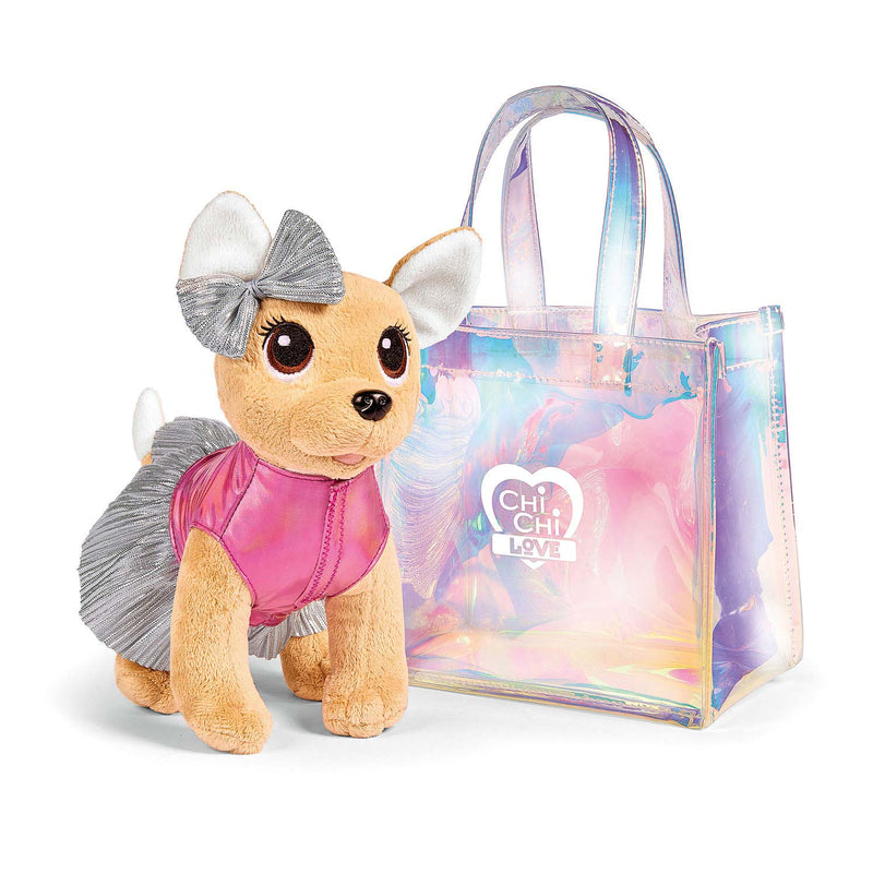 Load image into Gallery viewer, Simba chi chi love shimmer knuffelhond in tas