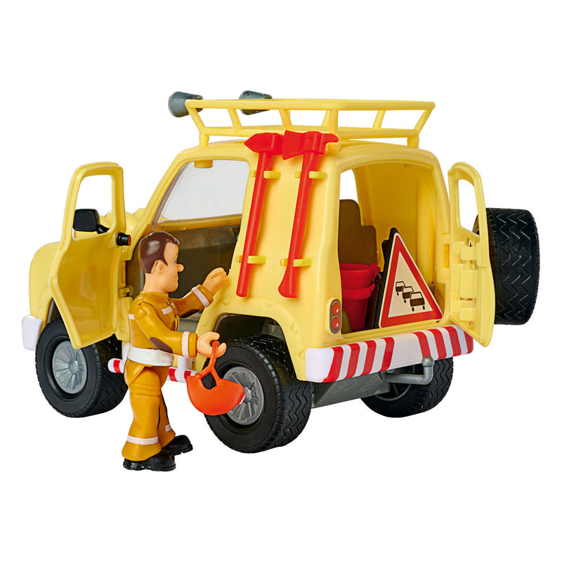 Load image into Gallery viewer, Simba brandweerman sam mountain 4x4 jeep met figuur