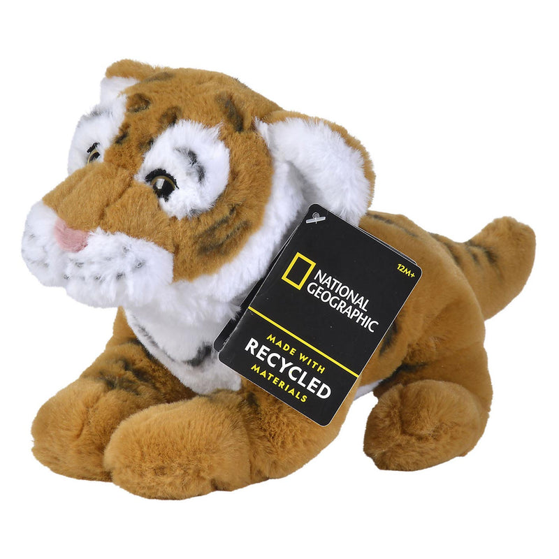 Load image into Gallery viewer, Simba National Geographic Knuffel Bengal-Tiger, 25cm