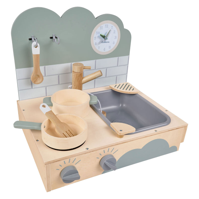 Load image into Gallery viewer, Eichhorn houten meeneemkeuken, 10dlg.