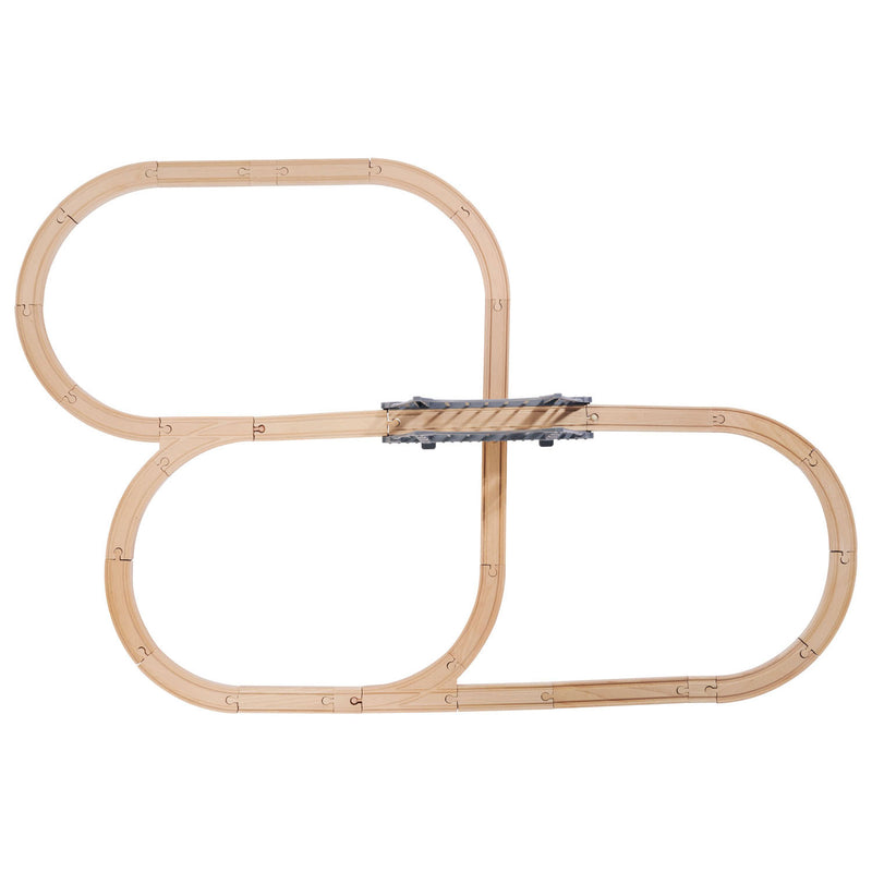 Load image into Gallery viewer, Eichhorn treinbaan met brug speelset, 55dlg.