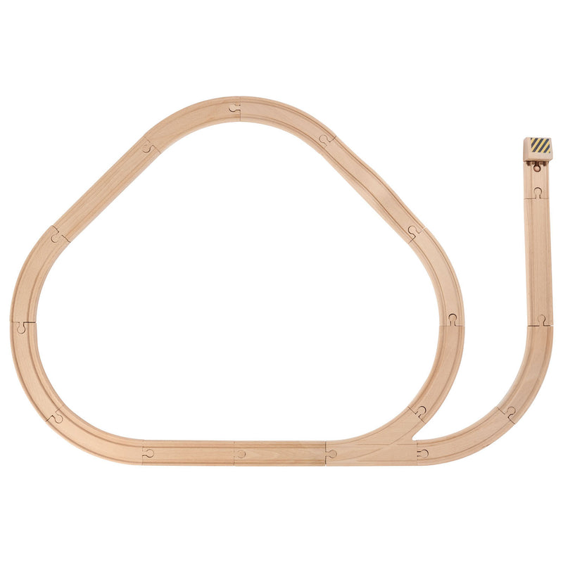 Load image into Gallery viewer, Eichhorn treinbaan met brug speelset, 33dlg.