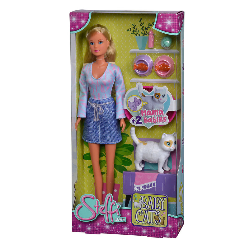 Load image into Gallery viewer, Steffi love modepop met kittens