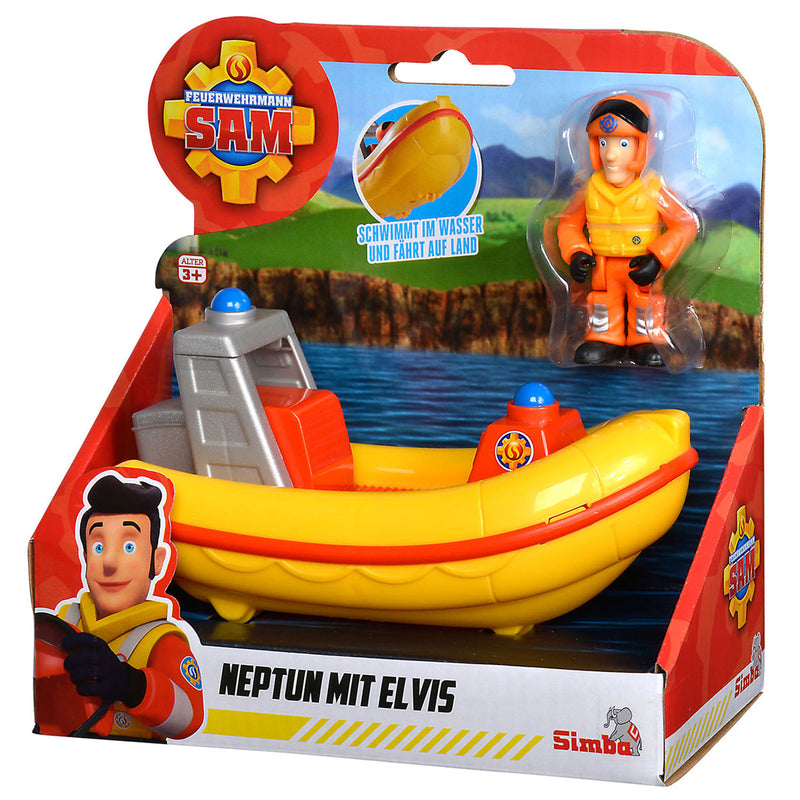 Load image into Gallery viewer, Simba brandweerman sam reddingsboot met speelfiguur elvis