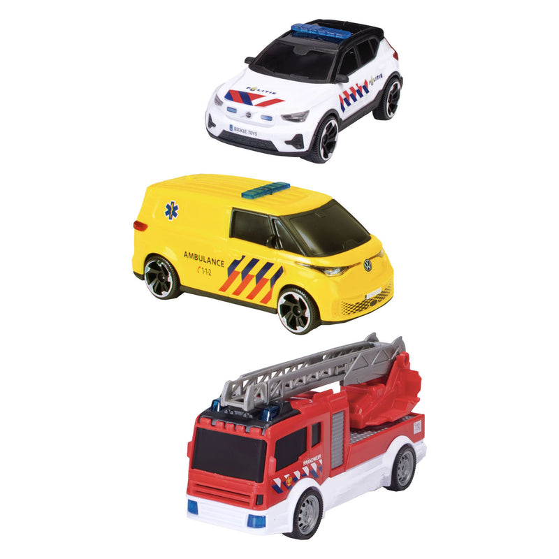 Load image into Gallery viewer, Dickie sos team set speelgoedauto's - 3dlg.