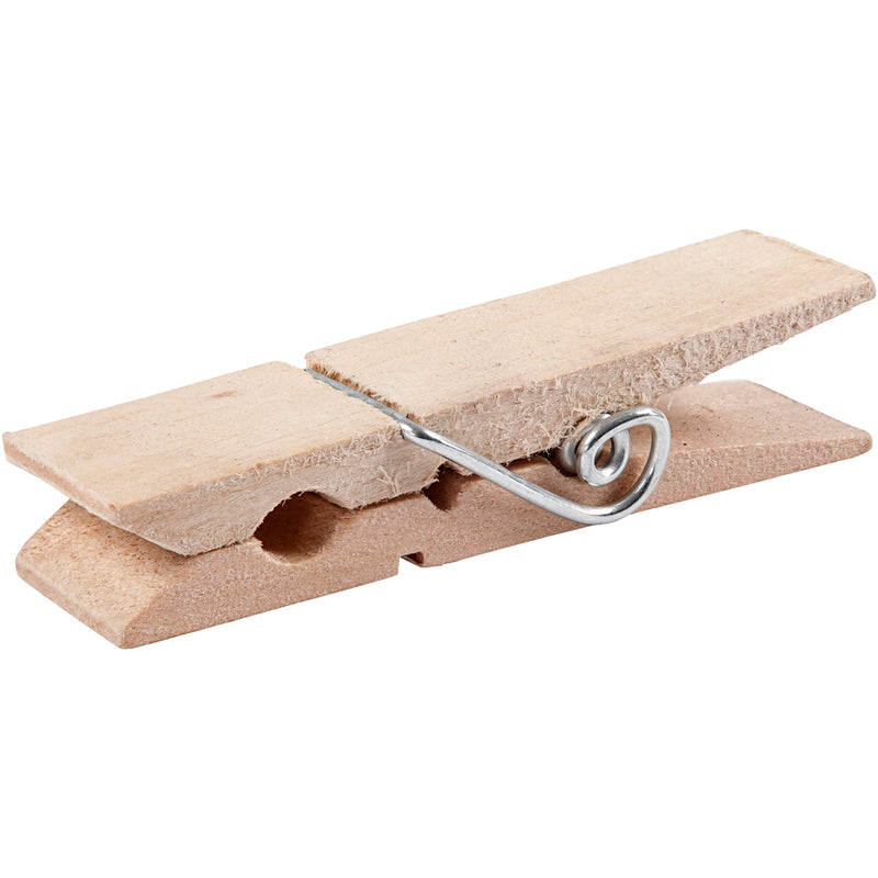 Load image into Gallery viewer, Creativ company houten wasknijpers 7cm, 10st.