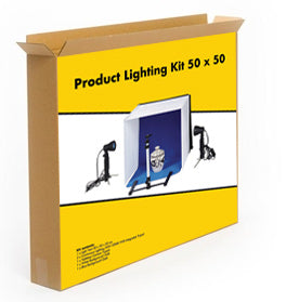 Load image into Gallery viewer, Linkstar Opnamebox Set PBK-50 50x50 Opvouwbaar + 2x50W Lampen
