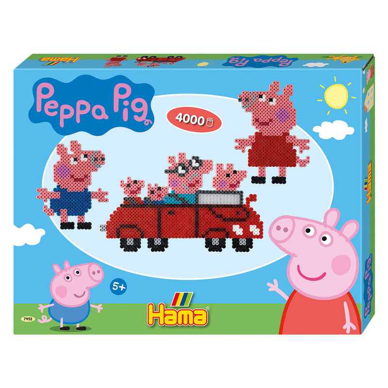 Load image into Gallery viewer, Hama Strijkkralenset Gift Box Peppa Pig, 4000st.