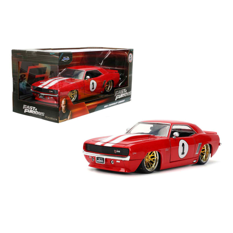 Load image into Gallery viewer, Jada fast furious 1969 chevrolet camaro 1:24