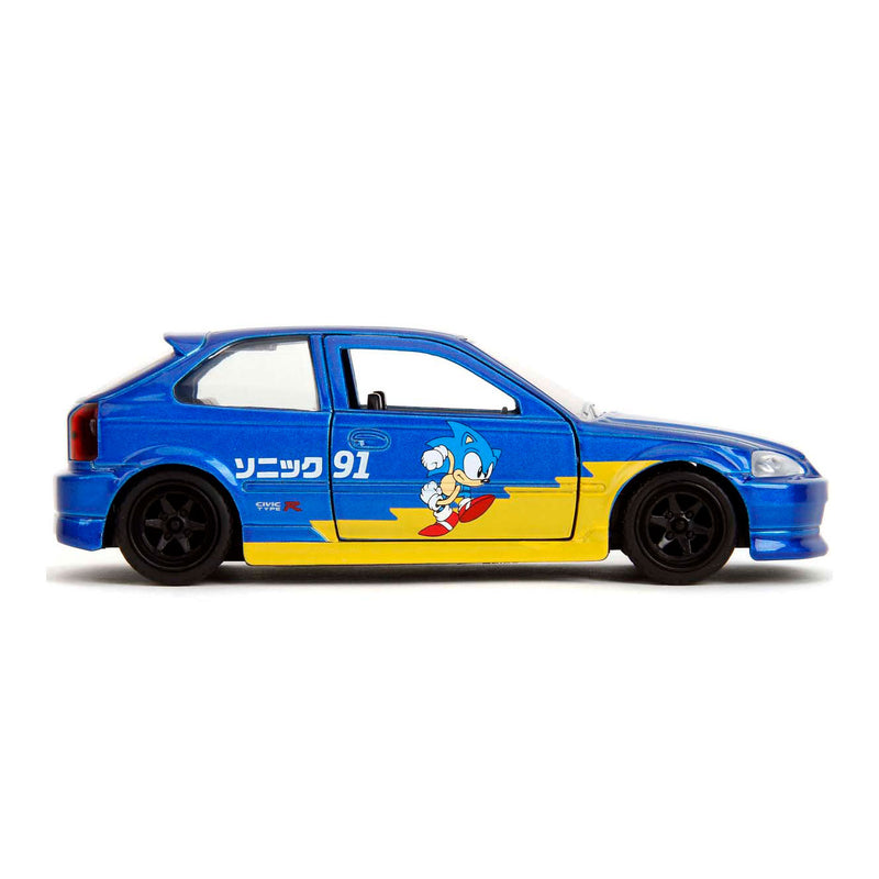 Load image into Gallery viewer, Jada toys jada sonic 1997 honda civic type-r 1:33