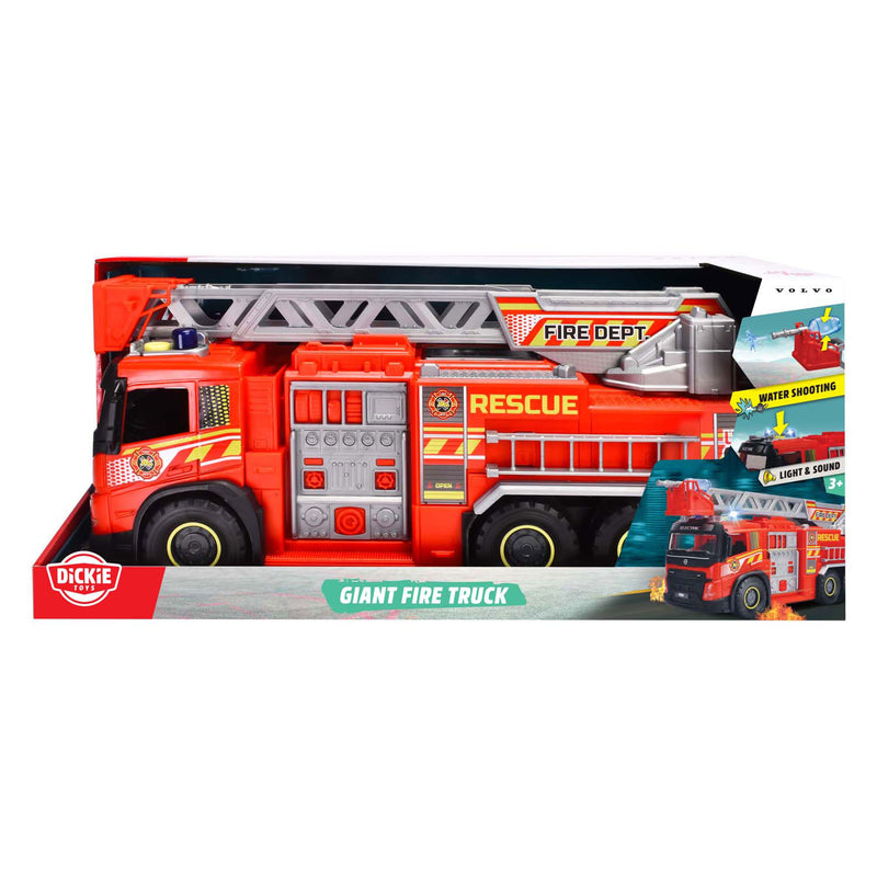 Load image into Gallery viewer, Dickie toys - volvo giant fire truck - brandweerwagen - licht en geluid - hulpdiensten - vanaf 3 jaar