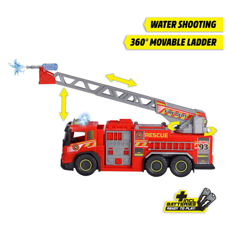 Load image into Gallery viewer, Dickie toys - volvo giant fire truck - brandweerwagen - licht en geluid - hulpdiensten - vanaf 3 jaar