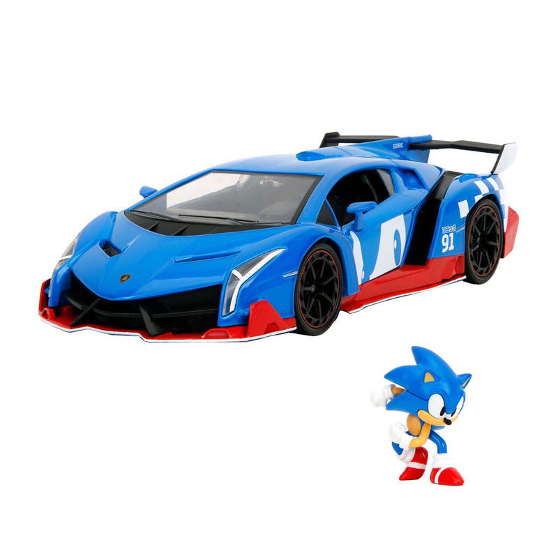 Load image into Gallery viewer, Jada toys jada sonic lamborghini veneno 1:24