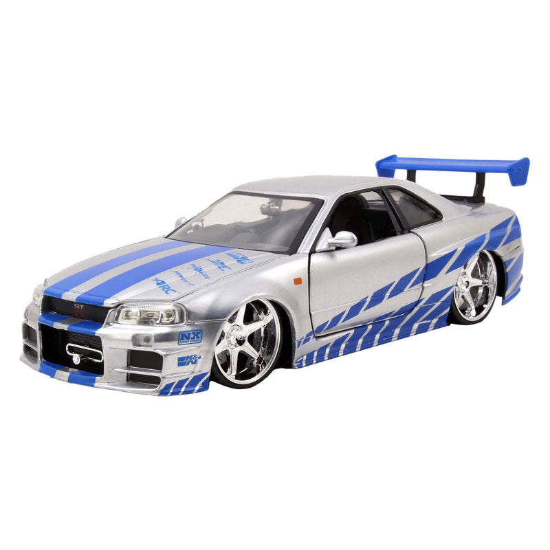 Load image into Gallery viewer, Jada fast furious 2002 nissan skyline 1:24