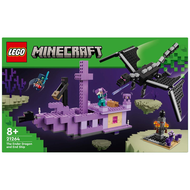 Load image into Gallery viewer, Lego 21264 minecraft de enderdraak en end-schip
