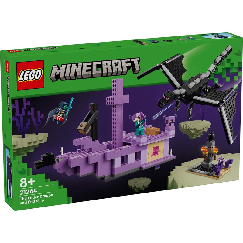 Load image into Gallery viewer, Lego 21264 minecraft de enderdraak en end-schip