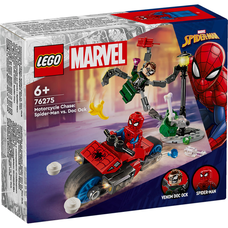 Load image into Gallery viewer, Lego LEGO Super Heroes 76275 Motorachtervolging: Spider-Man vs. Doc Ock