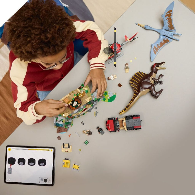 Load image into Gallery viewer, Lego jurassic world 76976 spinosaurus en quetzalcoatlus luchtmissie