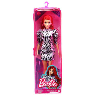 Load image into Gallery viewer, Barbie fashionista pop zwart wit jurkje | 2 stuks