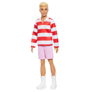 Load image into Gallery viewer, Barbie fashionista ken red and white stripe | 2 stuks