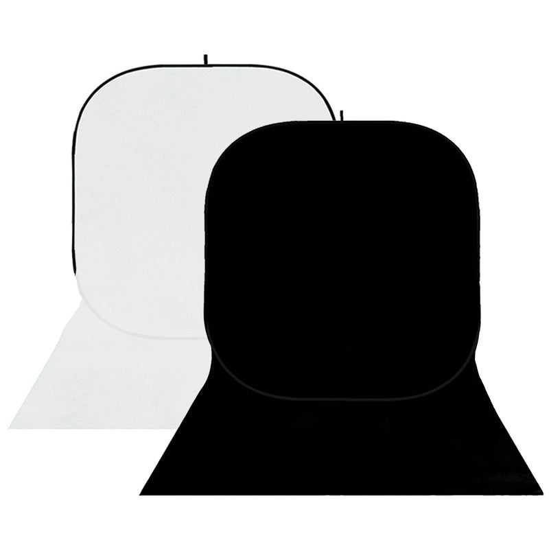 Load image into Gallery viewer, Studioking background board bbt-01-20 wit zwart 400x150 cm