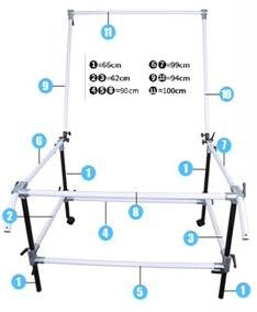 Afbeelding laden in galerijviewer, Studioking opnametafel fst-13240 130x240 cm