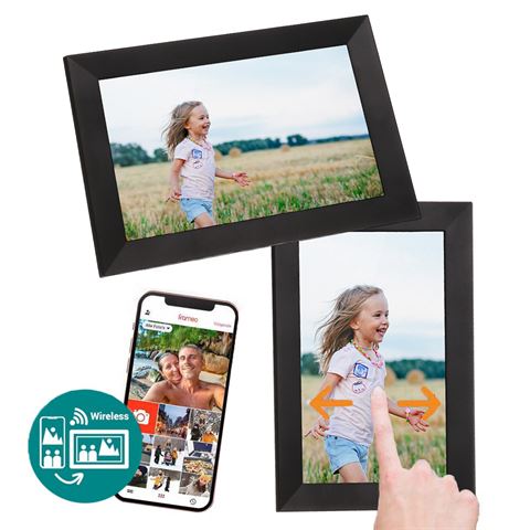 Load image into Gallery viewer, Benel frameo digitale fotolijst hf-101b zwart 10.1 inch