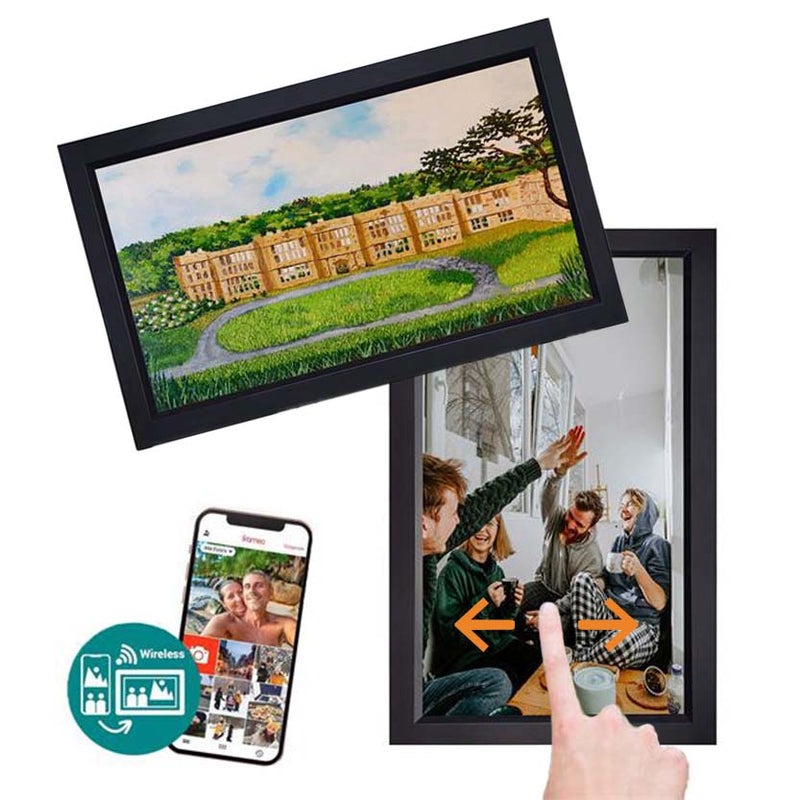 Load image into Gallery viewer, Benel Frameo Digitale Fotolijst HF-156B Zwart 15.6 Inch