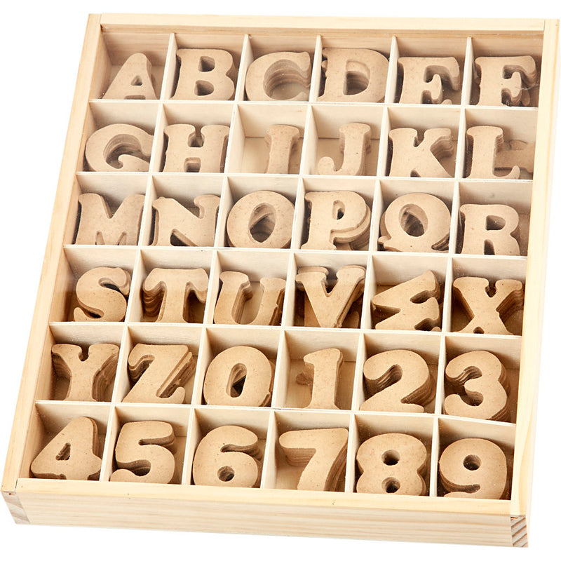 Load image into Gallery viewer, Creativ company letters cijfers - mdf, 288st.