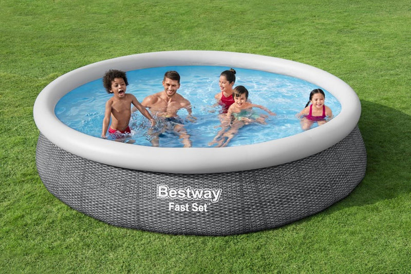 Load image into Gallery viewer, Bestway fastset zwembad 366x76cm met filterpomp