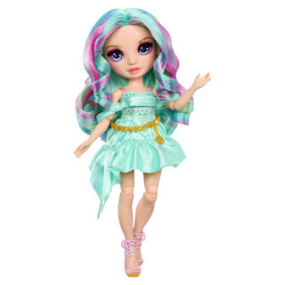 Load image into Gallery viewer, Rainbow high be dazzling-modepoppen - céline turquoise (groenblauw) met bedazzle-tool en glinsterende strass-steentjes