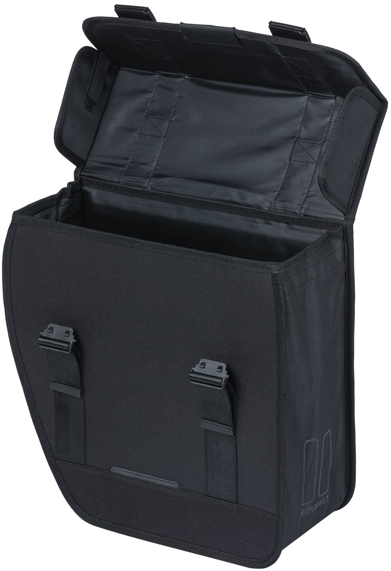 Load image into Gallery viewer, Basil Tour Left - Enkele fietstas, zwart, 14L