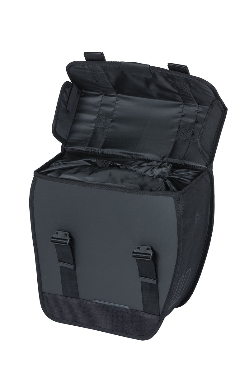 Load image into Gallery viewer, Basil Tour Left - Enkele fietstas, zwart, waterdicht