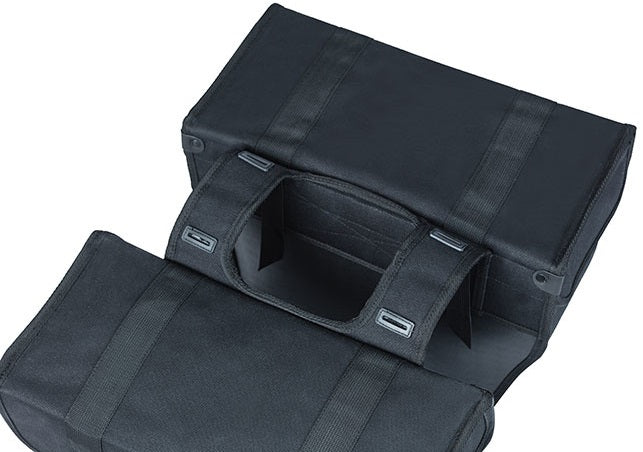 Load image into Gallery viewer, Basil Kavan Eco Classic 46L Dubbele Fietstas Zwart