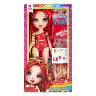 Load image into Gallery viewer, Mga rainbow high swim style modepop ruby (red)
