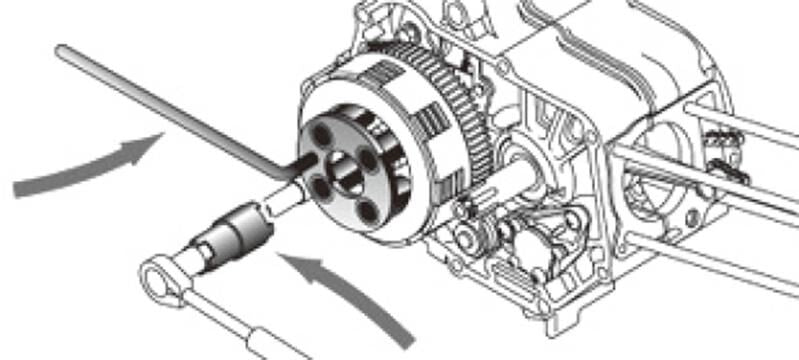 Load image into Gallery viewer, Bikeservice koppelingssleutel holding force clutch bst 4pin