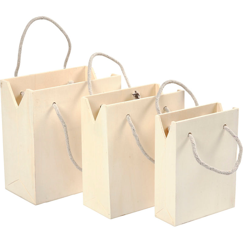 Afbeelding laden in galerijviewer, Https: www.cchobby.nl tas-met-hengsel-h-12-14-16-cm-d-5-7-9-cm-b-16-16-5-18-cm-3-stuk-1-set