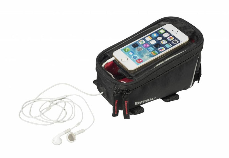 Load image into Gallery viewer, Basil Sport Design Frame Bag - zwart - frametas - unisex