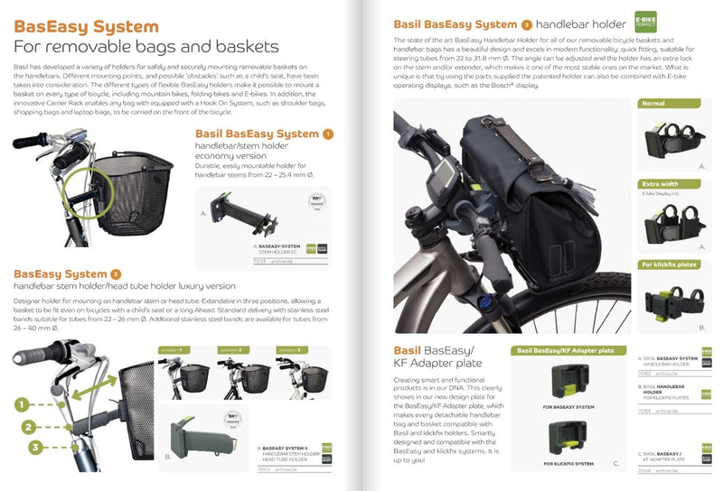 Load image into Gallery viewer, Basil KF - stuurbochthouder – zwart