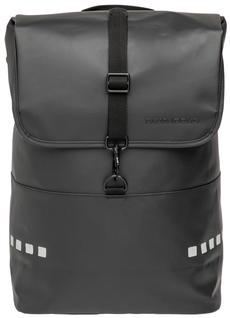 Load image into Gallery viewer, Odense Backpack - Stevige rugzak voor fiets - Zwart Groen