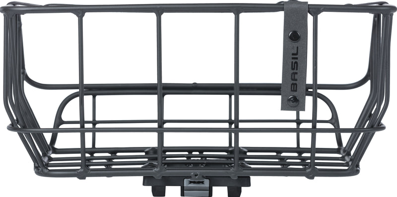 Load image into Gallery viewer, Basil Portland - fietsmand MIK - achterop - matzwart