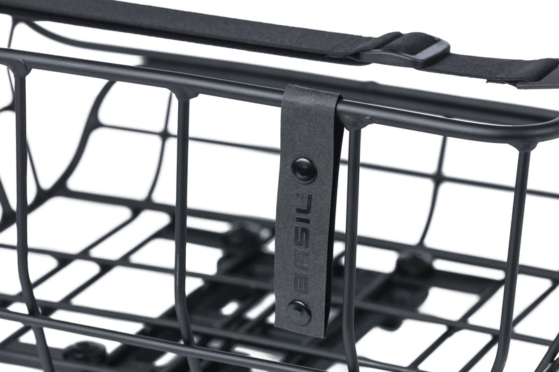 Load image into Gallery viewer, Basil Portland - fietsmand MIK - achterop - matzwart