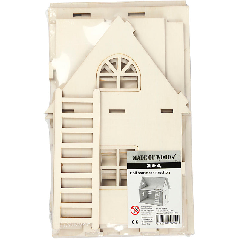 Load image into Gallery viewer, Creativ company https: www.cchobby.nl diy-poppenhuis-h-25-cm-afm-18x27-cm-1-stuk