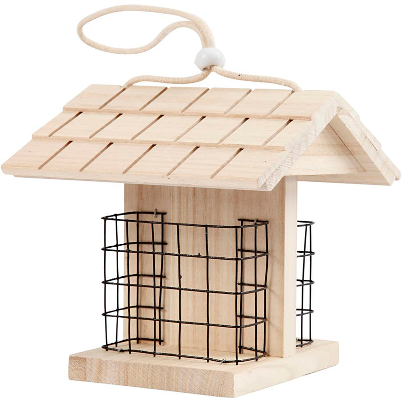 Afbeelding laden in galerijviewer, Https: www.cchobby.nl vogelvoederhuis-h-17-5-cm-l-11-6-cm-b-13-5-cm-1-stuk