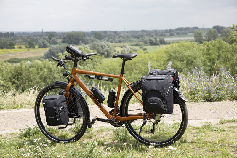 Load image into Gallery viewer, Sports Dubbele Fietstas - Racktime - Zwart - Waterafstotend - 32L