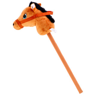 Load image into Gallery viewer, Pluchiez pluche stokpaardje 70 cm | 2 stuks