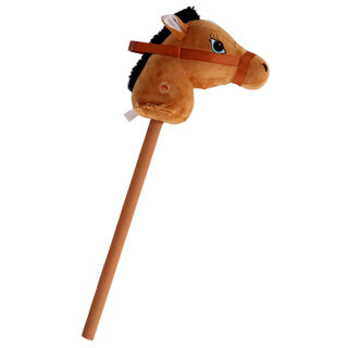 Load image into Gallery viewer, Pluchiez pluche stokpaardje 70 cm | 2 stuks