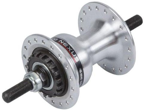 Load image into Gallery viewer, Voornaaf Shimano Nexus HB-IM 40 voor rollerbrake 36 gaats 100 mm - zilver