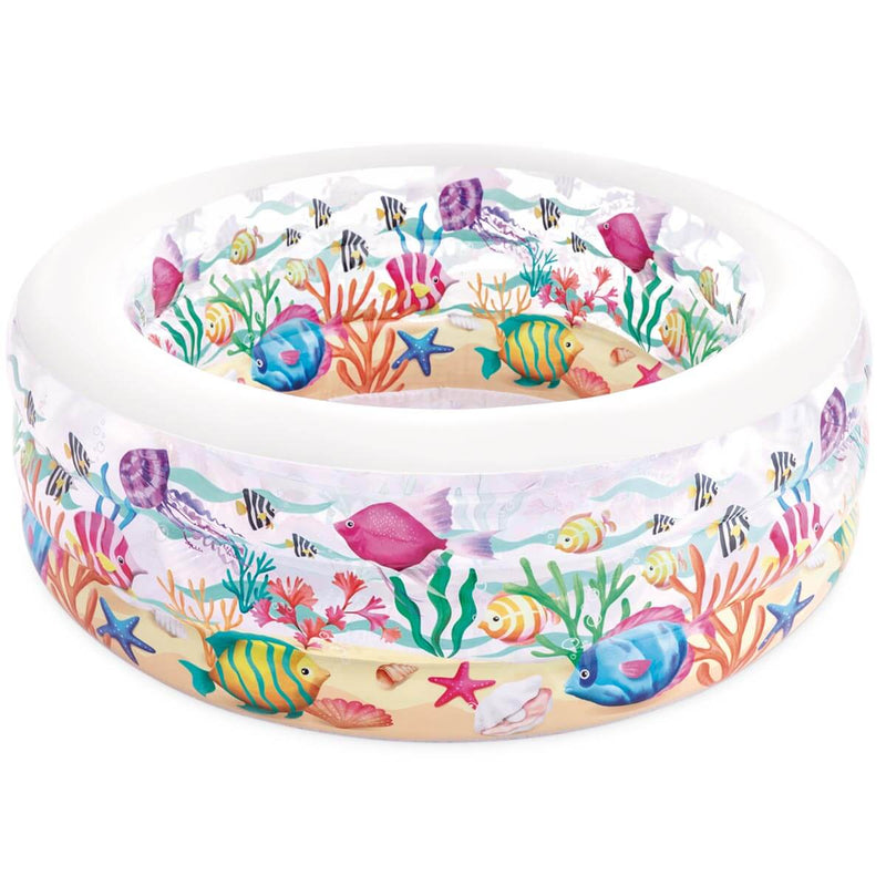 Load image into Gallery viewer, opblaaszwembad aquarium 58480NP 152 x 56 cm transparant