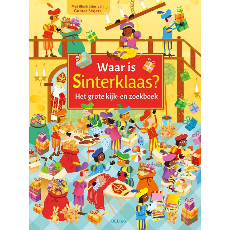 Load image into Gallery viewer, Deltas waar is sinterklaas? het grote kijk- en zoekboek